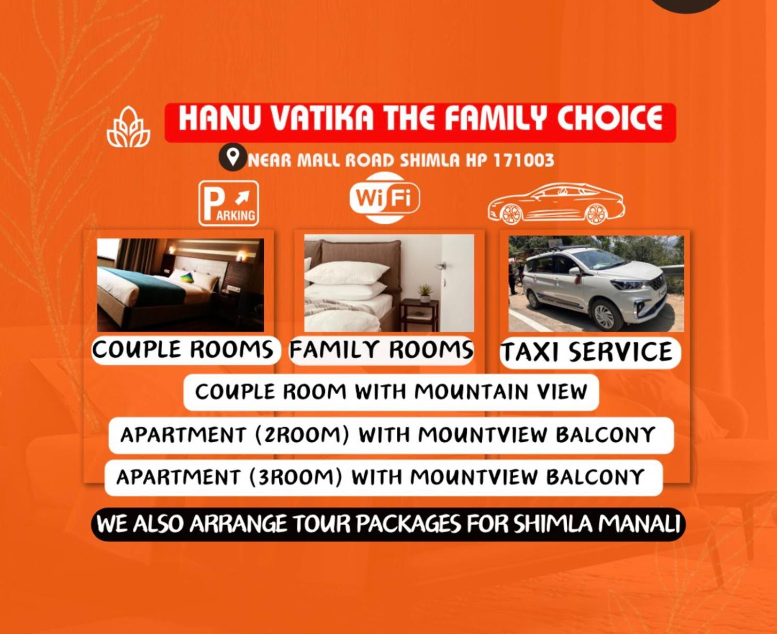 Hanu Vatika The Family Choice Shimla Luaran gambar